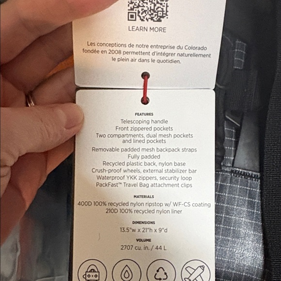 Topo Designs Apex Travel Roller bag - Picture 7 of 7